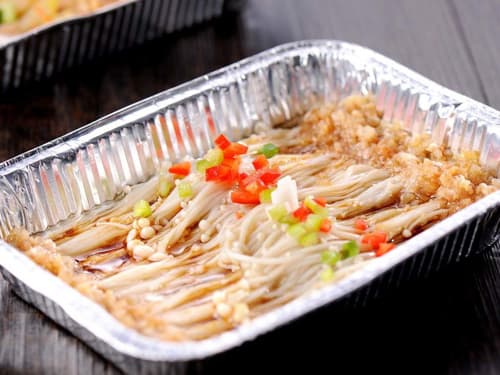 山南锡纸烤金针菇